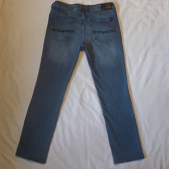 Buffalo David Bitton Jackson-X Straight Leg Denim Blue Jeans 34 X 34 - Picture 7 of 8